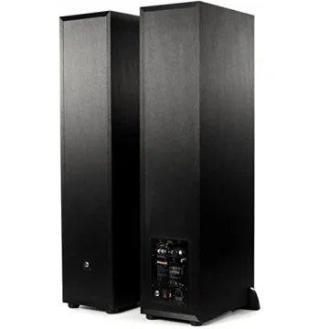 Klipsch R-28PF Surround Powerful Floor Standing Speaker | Set of 2 - Black