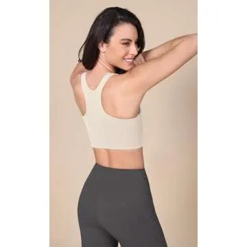 Comfortable ODODOS Racerback Tank Bra for Women