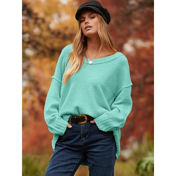 Stylish ANRABESS Women's Oversized Slouchy Pullover