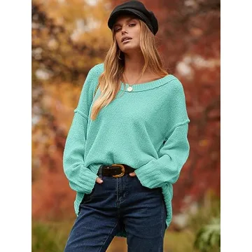 Stylish ANRABESS Women's Oversized Slouchy Pullover