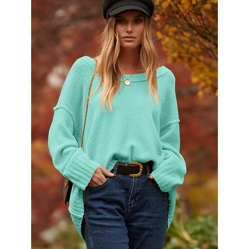 Stylish ANRABESS Women's Oversized Slouchy Pullover