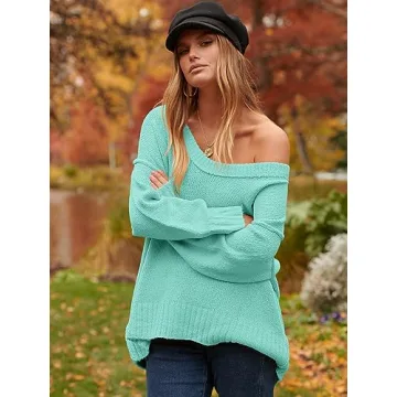 Stylish ANRABESS Women's Oversized Slouchy Pullover