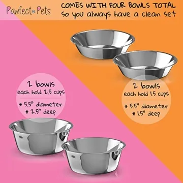 Elevated Dog & Cat Bowls: Stylish & Ergonomic Feeding Solution
