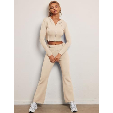 LILLUSORY 2 Two Piece Sweatsuit Cozy Winter Wear