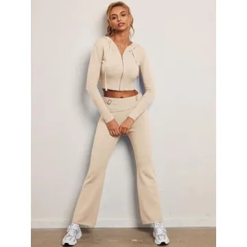 LILLUSORY 2 Two Piece Sweatsuit Cozy Winter Wear