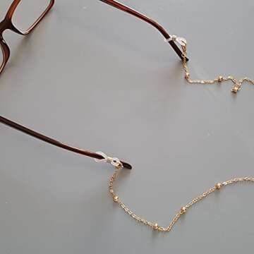 DayOfShe 18K Gold Plated Mask Chain Lanyards for All Ages