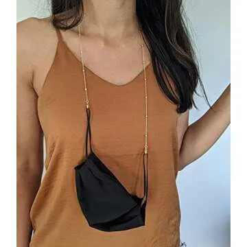 DayOfShe 18K Gold Plated Mask Chain Lanyards for All Ages