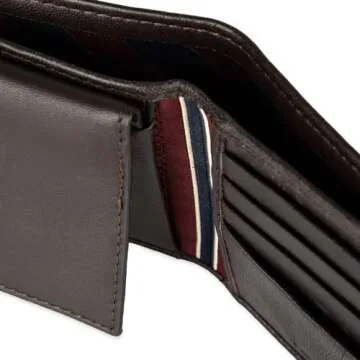 Tommy Hilfiger Men's Slim Leather Wallet - Stylish Bifold