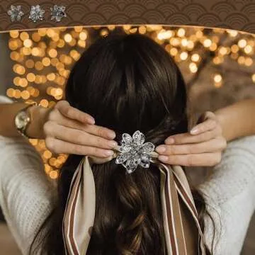 Stylish Rhinestone Mini Hair Claw Clips for Women