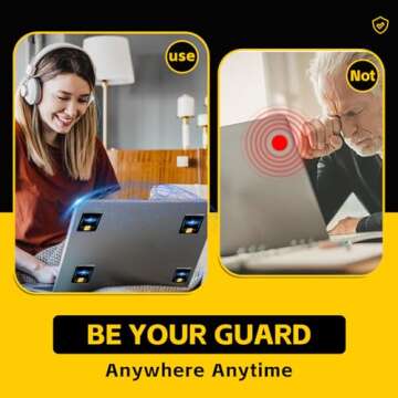 10 Pcs EMF Protection Stickers for All Mobile Devices