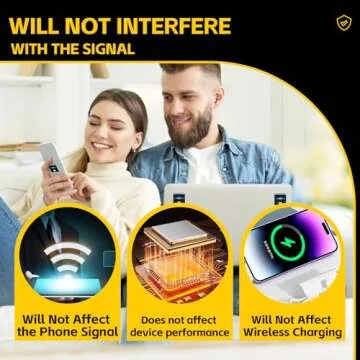 10 Pcs EMF Protection Stickers for All Mobile Devices