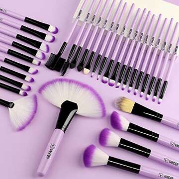 VANDER 32pcs Makeup Brush Set for Flawless Application