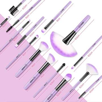 VANDER 32pcs Makeup Brush Set for Flawless Application