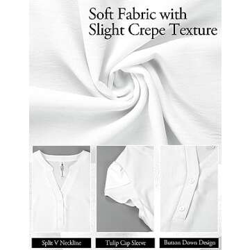 Elegant Blooming Jelly Women's Dressy Casual Tops