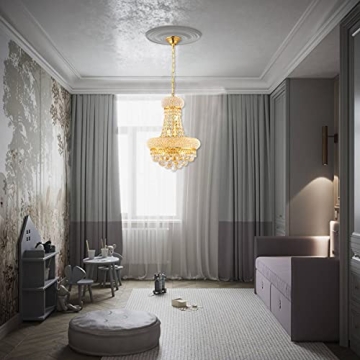 Elegant BEIRIO 8-Lights Crystal Chandelier for Home