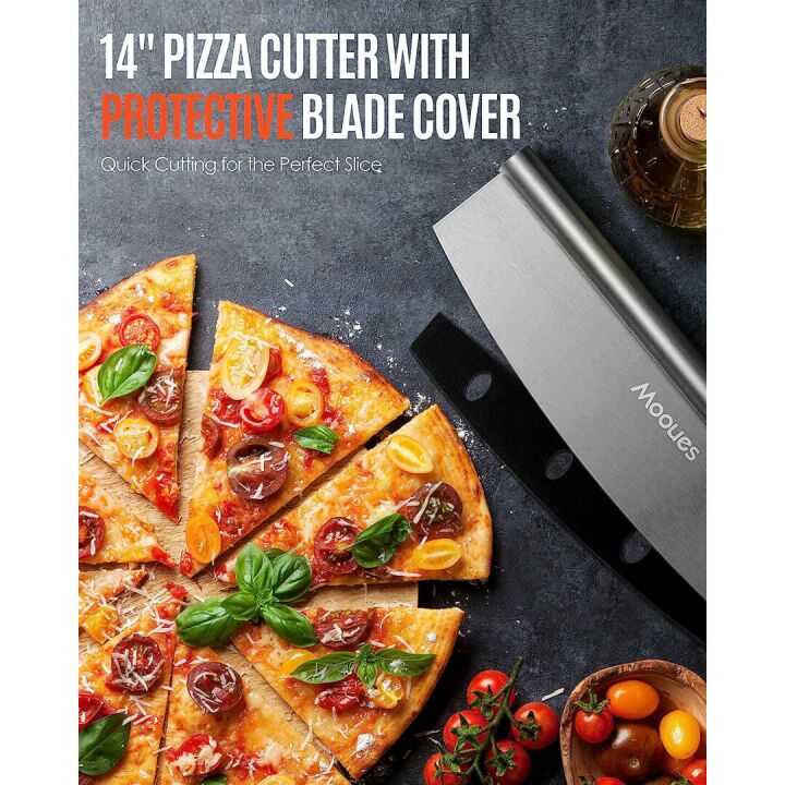 12" Aluminum Pizza Peel with Rocker Cutter & Bag