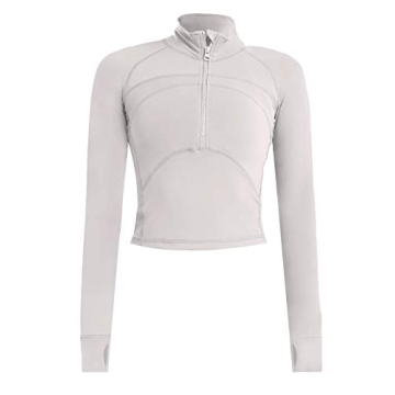 Vsaiddt Women's Stylish Lightweight Athletic Half Zip Sweatshirt - Perfect for Workout & Casual Wear
