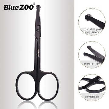 BlueZOO Grooming Scissors & Comb Kit for Men & Women