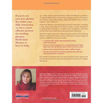 Letter Lessons and First Words: Phonics Foundations That Work for Teachers