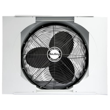 Air King 9166F 20" Whole House Window Fan for Efficient Cooling and Air Circulation