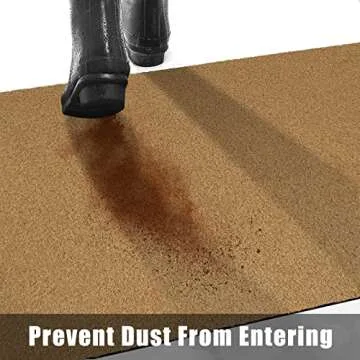 OJIA Personalized Non-Slip Welcome Mats for Home