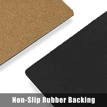 OJIA Personalized Non-Slip Welcome Mats for Home