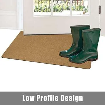 OJIA Personalized Non-Slip Welcome Mats for Home