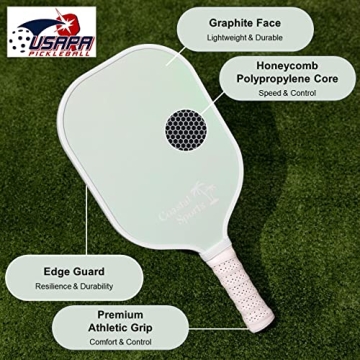 Stylish Coastal Sports Pickleball Paddle for All Levels