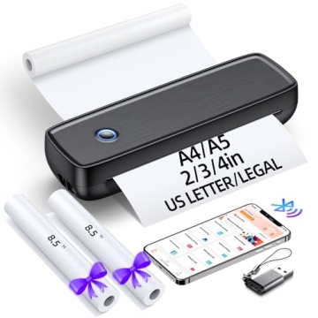 Portable Wireless Bluetooth Thermal Printer: Travel-Ready Printing