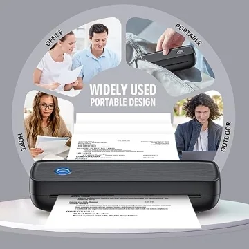 Portable Wireless Bluetooth Thermal Travel Printer