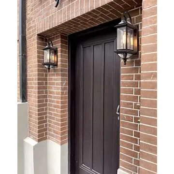 GAZELIGHTING Outdoor Porch Light - Durable Bronze Fixture