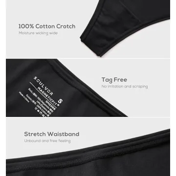 Magneticfit Thongs for Women - Comfy, Stretchy, Tagless