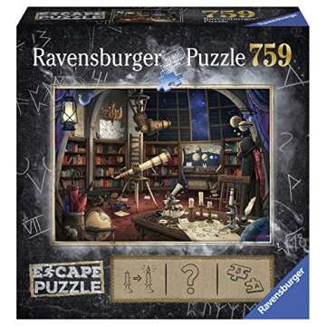 Ravensburger Escape Puzzle - Space Observatory 759 Piece Jigsaw | Unique Escape Room Experience | Pe...