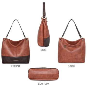 Montana West Stylish Hobo Bag for Women  - Large Capacity Handbag