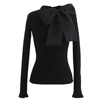 Chicwish Bowknot Knit Top - Elegant Fashion Staple for All Occasions