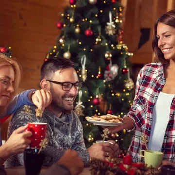 SiliFine 30 Pcs Christmas Drink Stirrers for Holiday Drinks