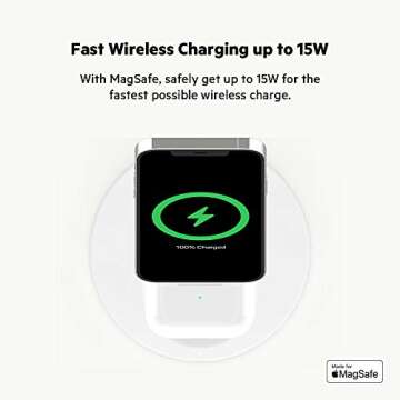 Belkin MagSafe 2-in-1 Wireless Charger for iPhone & AirPods