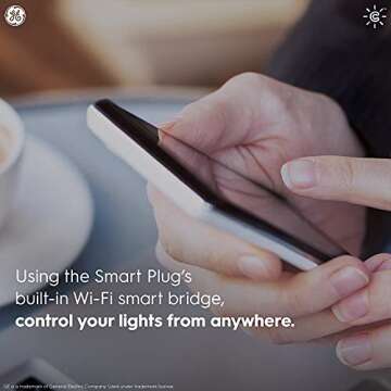 Smart Indoor Plug - GE Cync, Alexa & Google Home Compatible