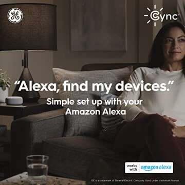 Smart Indoor Plug - GE Cync, Alexa & Google Home Compatible