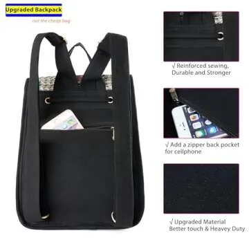 Goodhan Vintage Embroidered Women Backpack for Travel and Style