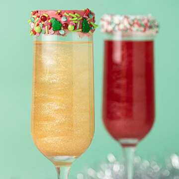 Sweets Indeed Sprinkles, Edible Sprinkle Mix, Perfect for Cake Decorations, Baking, Ice Cream, Cookies, Cupcake Topper, 4 ounces (Christmas)