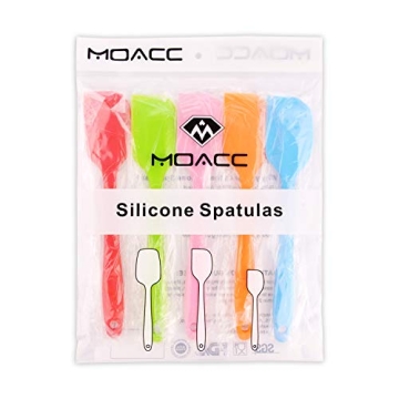 Silicone Spatulas 8.5 Inch Heat Resistant Flexible Scrapers