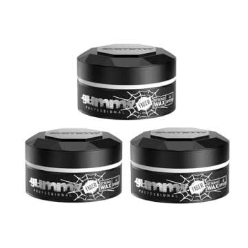 Gummy Fonex Professional Bright Max Hold Hair Styling Wax 150ml (Pack of 1)