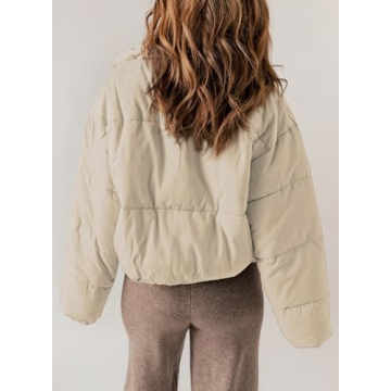 Dokotoo Women's Warm Winter Puffer Jacket with Pockets