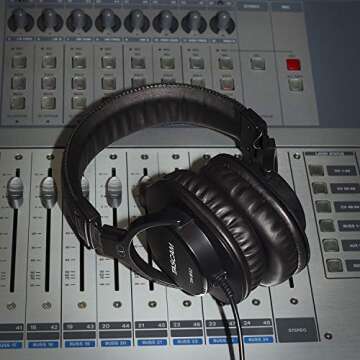 Tascam TH-MX2 Studio Mixing Headphones for Clear Sound