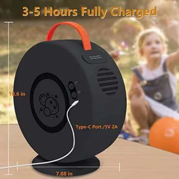 Automatic Bubble Machine for Kids - Rechargeable Fun Toy