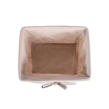 DII Farmhouse Chicken Wire Storage Baskets with Liner, Set of 5, Rustic Natural, Assorted Sizes