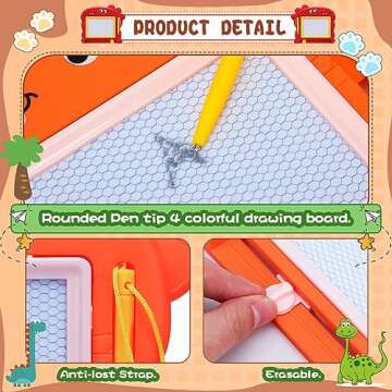 Mini Magnetic Drawing Board Set - Portable & Educational for Kids