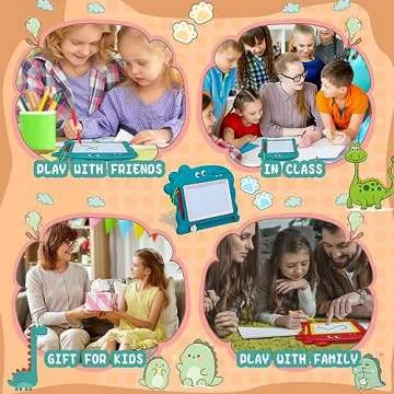 Mini Magnetic Drawing Board Set - Portable & Educational for Kids