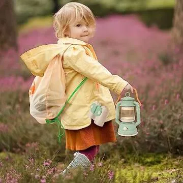 deAO Kids Camping Toys Set with Play Tent,23 PCS Outdoor Pretend Camping Toys with Light & Spray for Kids Boys Girls Age 3 4 5 6, Include Kids Camping Tent,Pot and Dish